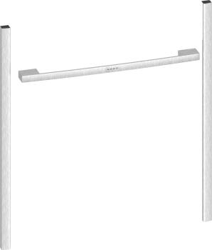 Neff Collection Z9060MY0 - Flex Design Kit, 60 cm, Metallic silver, für einen einzelnen Backofen & für einen Kompaktbackofen und Wärmeschublade